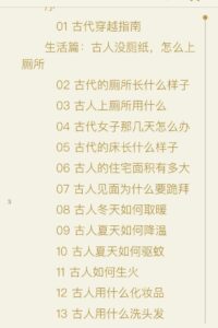 【书籍】古代人的日常生活