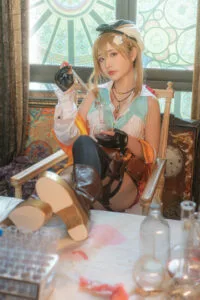 【写真】爆机少女喵小吉 《莱莎的炼金工房》 【秒传 70p+3v 2.84G】