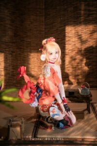 【cos】白莉爱吃巧克力 宵宫 cos【度盘】