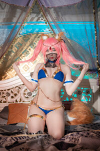 【写真】Bambi (밤비) - Cosplay Tamamo + Kama (FGO)【秒传 492m】