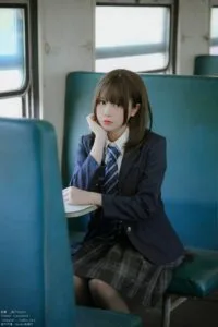【写真】喵子Nyako - 列车JK【度盘】