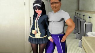 【MMD】寝取られ秋葉様　清楚な彼女はいつでも使える生オナホ　昼パート【秒传】