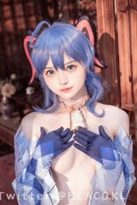 【写真】白莉爱吃巧克力 - 甘雨【1V+90P/1.01G/度盘】