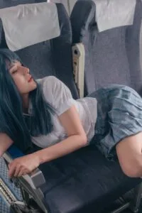 【写真】阿朱啊 NO.006 飞机上的情欲乘客【42P+2V/500M/度盘】