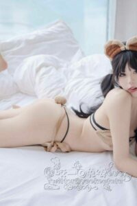 【写真】咬一口兔娘【黏黏团子兔】- 小熊睡衣【60P-491MB】 【秒传/OD】