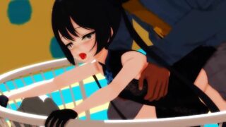 【3D动画】ブルーアーカイブ・キサキちゃん 暇だからレイプゴッコ！【度盘】