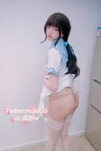 【写真】小青茗 诱惑白丝JK【1V+45P/900M/度盘】
