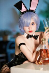 【写真】暖桃酱 - 雷姆兔女郎【56P/544M/度盘】