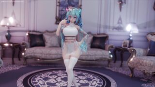 【MMD/4K】布料 初音未来 (G)I-DLE - Queencard【Alist/4.02G】