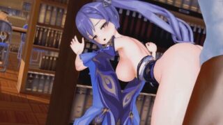 【MMD/runhh/纯啪/NTR】原神：刻晴被黄毛开发成了淫乱的女人【度盘/151M】
