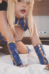 【COS】FGO 枪呆 puypuy chan Fansly-Lancer Artoria Knight【度盘/315p46v/975M】