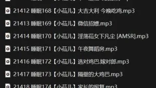 【中文音声】小苮儿-自w催眠系列161-180【度盘】