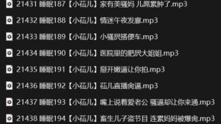 【中文音声】小苮儿-自w催眠系列181-200【度盘】