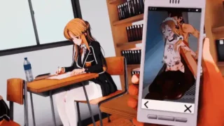 【MMD/Lanzfh/纯啪/NTR】刀剑神域：被好兄弟调教成肉便器的亚丝娜【度盘/171m/1080p】