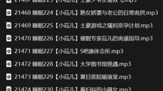 【中文音声】小苮儿-自w催眠系列221-232（完结）【度盘】
