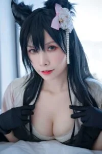 【COS】Neko薇薇 - 爱宕和服 【度盘/夸克/45P/453MB】