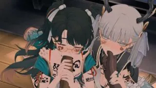 【3D/法国原神糕手】QoS今汐折纸媚黑【度盘/551.2M】