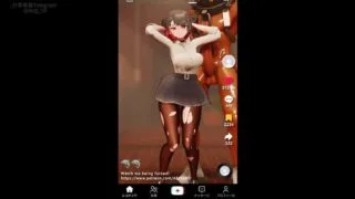 【MMD/ABFMMD】JK艾莲乔的涩情直播【度盘/300M】