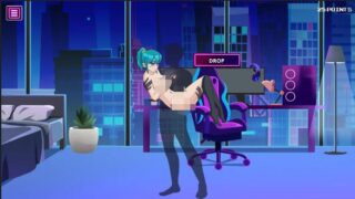 【SLG/双端】和网瘾少女的夜晚/Nightgamer v0.20【度盘/1.37G】