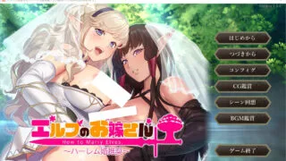 【SLG/中文】如何与精灵结婚~后宫结婚推奖 +全CG存档【度盘/1.2G】