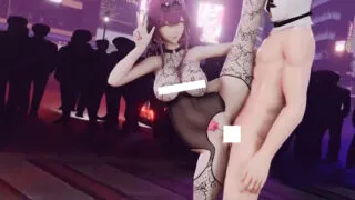 【3D】卡夫卡花纹袜魅惑舞啪【度盘/119M】