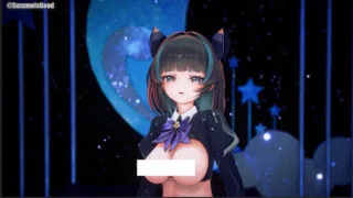 【3D/suzume】碧蓝航线-黑丝小柴郡【度盘/150M】