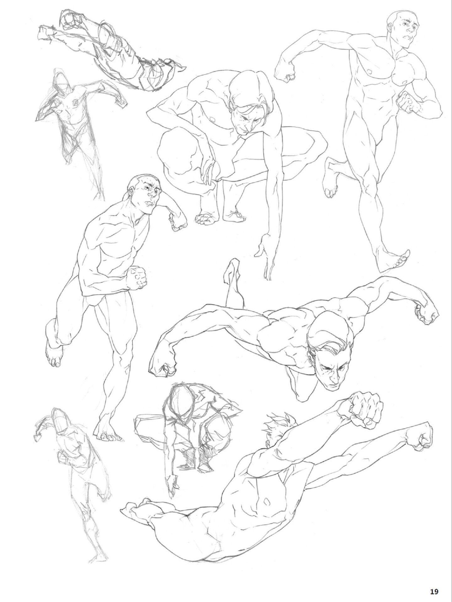 【学习资料】Masters of Anatomy人体动作动态速写合集 素描绘画练习参考【度盘】 — 第 2 张