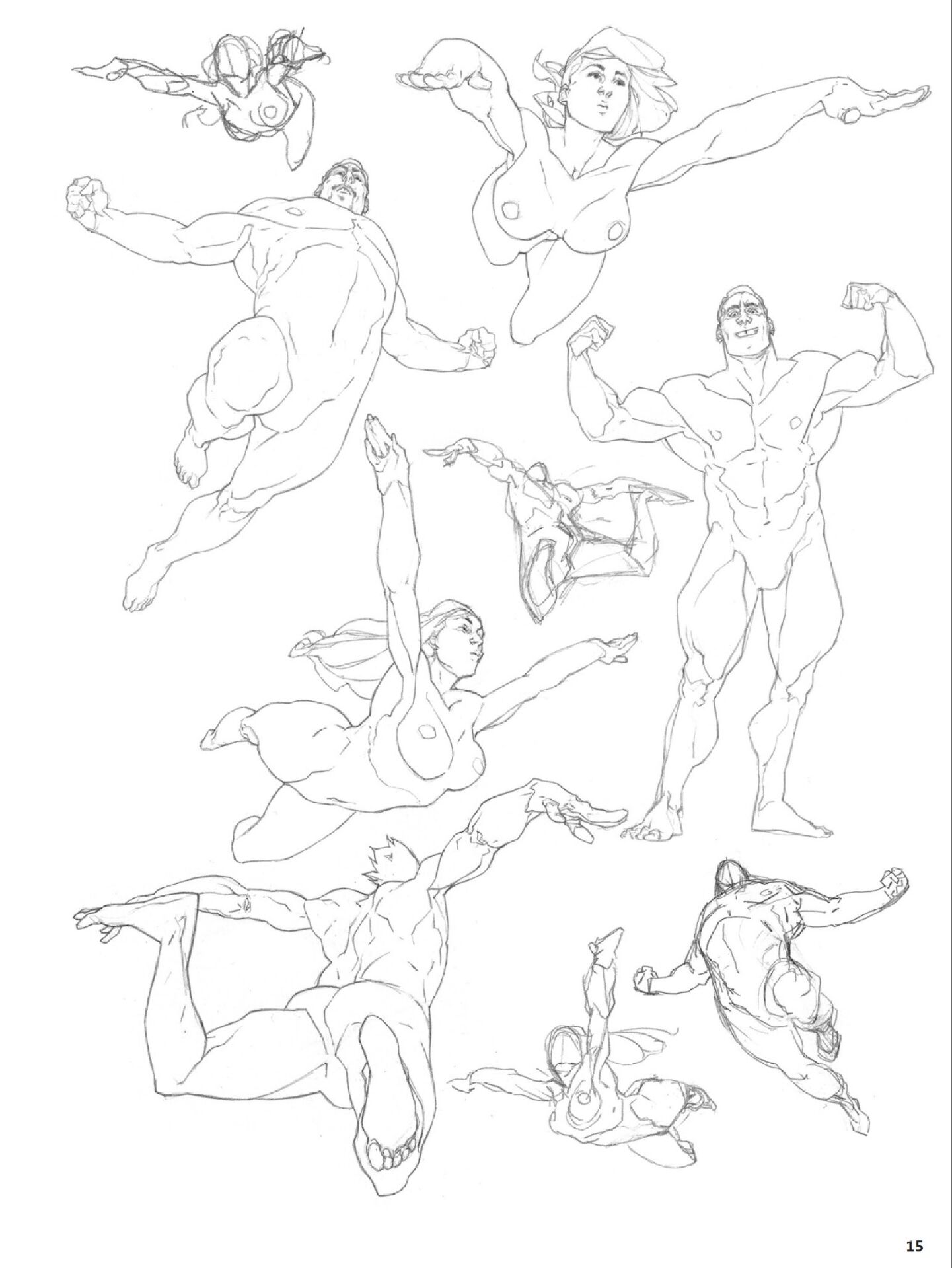 【学习资料】Masters of Anatomy人体动作动态速写合集 素描绘画练习参考【度盘】 — 第 1 张