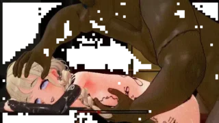 【MMD】 法國原神糕手 1月偶像大师NTR~藤田琴音合作洽谈 【度盘/400M】