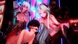 【MMD】【无修正/2K】【Lanzfh】3月8日新作 鸣潮 NTR_珂莱塔&赞妮 12Mins【度盘/2G】