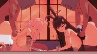 【MMD】LeKanto 3月新作 熟女蔚蓝档案+NIKKE系列NTR 【度盘/800M】