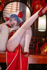 【写真】清水由乃 - 柴郡新春旗袍 【71P-1V 度盘/1.44G】