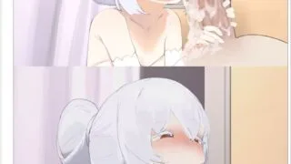 【2D动画】[无修] wwsd大佬动画作品1分40秒の長尺フェラアニメーションを公開しました！！一分四十秒口交长动画有音声，两次射精【度盘/348M】