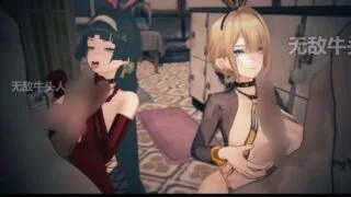 【MMD】【中字/步兵】 kkkirito 5月新作 绝区零 伊芙琳 带剧情版 【600M/UC】