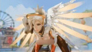 【3D】【无修/CV】 FraxXlr 4月新作:黑百合+天使 性感御姐激情爆肏中出 【936M/UC】