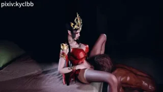 【3D】【动态/VAM】 kyclbb:新版美杜沙的夜晚酒店【黑叔的关爱】性感御姐黑色巨根爆肏中出 【4G/UC】