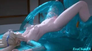 【3D】【EroChanFX】 25.06 3DCG 鸣潮 カルテジア スライム娘 触手【1.05G/UC】