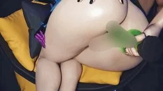 【3D】【无修/CV】 Rescraft 1-6月新作:朱迪+Lynx+黑百合+V 性感御姐骑乘中出 【5.2G/UC】
