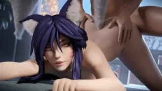 【3D】【无修/CV】 Nuttycravat 6-7月新作:朱诺+阿狸 性感御姐后入中出 【677M/UC】