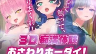 【SLG】【生肉PC动态CV】D痴汉体验 无限触摸!～ 摸摸摸,摸到爽 3D痴◯体験 おさわりホーダイ!〜 触って触って、触りまくれ v1.0.1【度盘/680M】