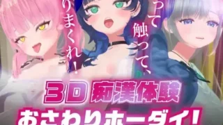 【SLG/生肉】3D痴呆体验 触摸狂欢！～摸摸摸，尽情触摸吧！～ 原名 3D痴◯体験 おさわりホーダイ！〜 触って触って、触りまくれ！〜【度盘610MB】