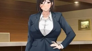 【同人动画】美人上司と同室生ハメ出張【度盘】