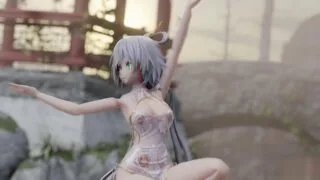 【MMD/无修正】4K渲染 洛天依【1V/度盘/1.5G】