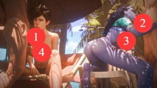 【3D】【无修/CV】 mept44 7月新作:叶奈法+猎空+黑百合+薛帕德 性感女御姐沦为哥布林的 【2.7G/UC】