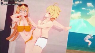 【MMD】Sle 8月4 爱可菲/芙宁娜 【157m】