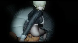 【3D/为什么不放大】神秘紧身衣女干部伊芙琳【度盘/947M】