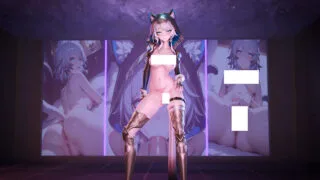 【3D/三仁月饼】柔情猫娘赛飞儿【度盘/697M】