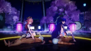 【3D/zzzwen】八重神子x雷电将军-淫纹堕落【度盘/609M】