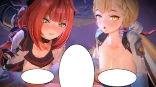 【3D动画/无修正】MOMO 大佬25年9月作品 No.056_【Ukinami Yuzuha&Alice】❤柚葉&愛麗絲の性愛小劇場❤ 【度盘/1G】