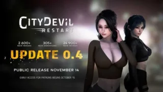 【SLG/PC/安卓】 恶魔城市:重启 /City Devil: Restart Ver04 AI汉化步兵版 【度盘/8G】